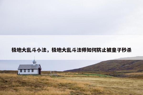 极地大乱斗小法，极地大乱斗法师如何防止被皇子秒杀
