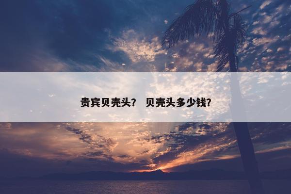 贝壳