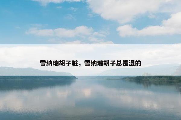 雪纳瑞胡子脏，雪纳瑞胡子总是湿的