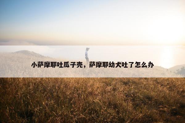 小萨摩耶吐瓜子壳，萨摩耶幼犬吐了怎么办