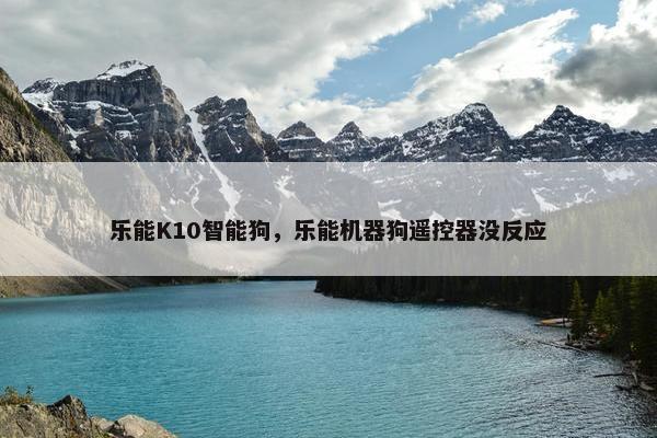 乐能K10智能狗，乐能机器狗遥控器没反应
