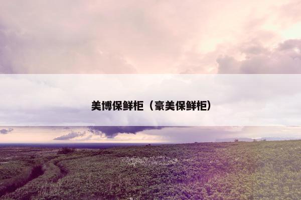 美博保鲜柜（豪美保鲜柜）