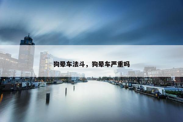 狗晕车法斗，狗晕车严重吗