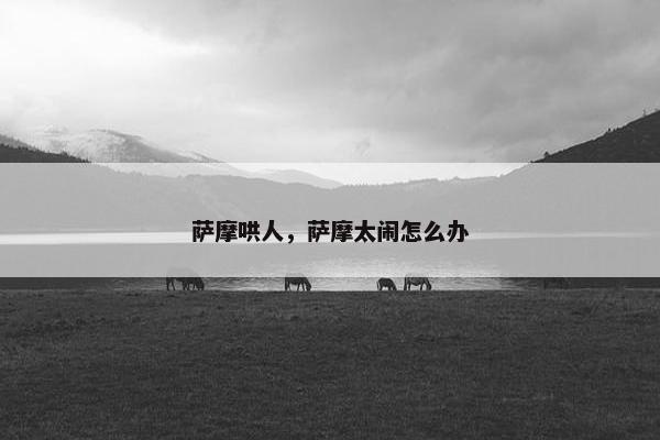 萨摩哄人，萨摩太闹怎么办