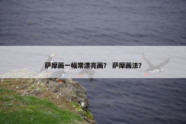 萨摩画一幅常漂亮画？ 萨摩画法？