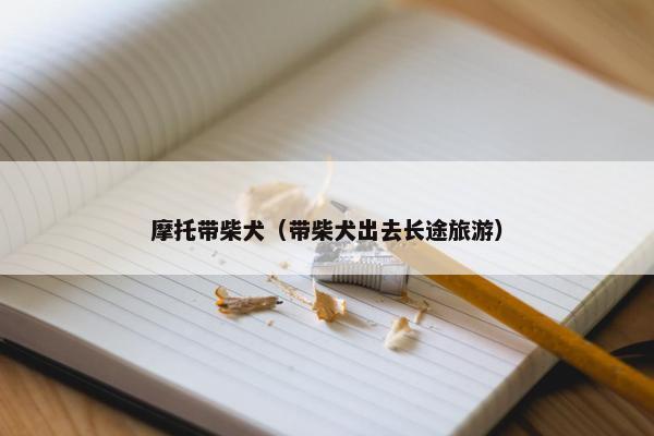 摩托带柴犬（带柴犬出去长途旅游）