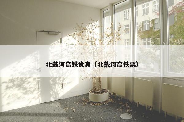 北戴河高铁贵宾（北戴河高铁票）