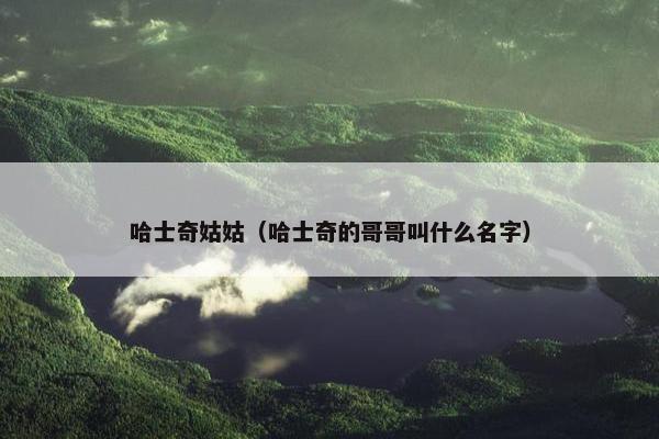 哈士奇姑姑（哈士奇的哥哥叫什么名字）