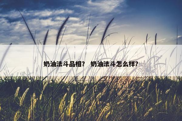 奶油法斗品相？ 奶油法斗怎么样？