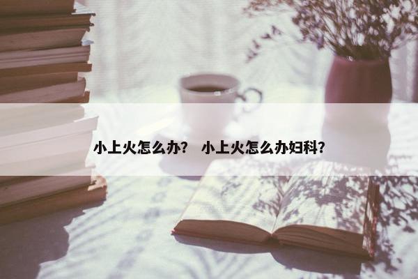 小上火怎么办？ 小上火怎么办妇科？