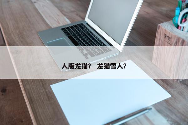 人版龙猫？ 龙猫雪人？