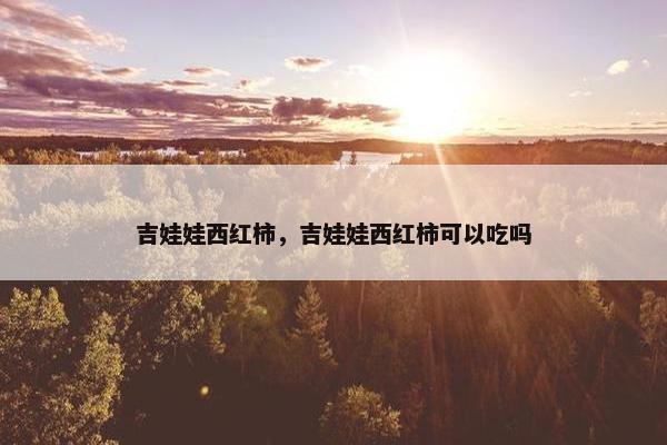 吉娃娃西红柿,吉娃娃西红柿可以吃吗