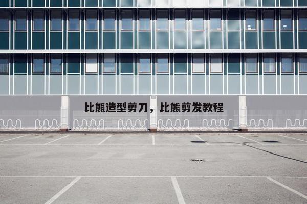 比熊造型剪刀，比熊剪发教程