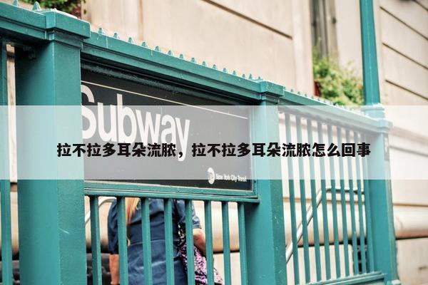 拉不拉多耳朵流脓，拉不拉多耳朵流脓怎么回事