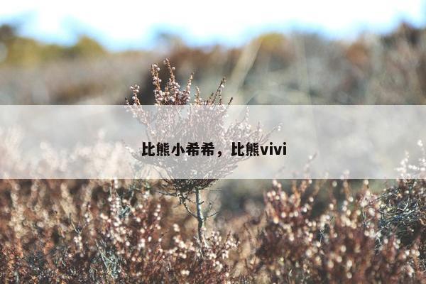 比熊小希希，比熊vivi