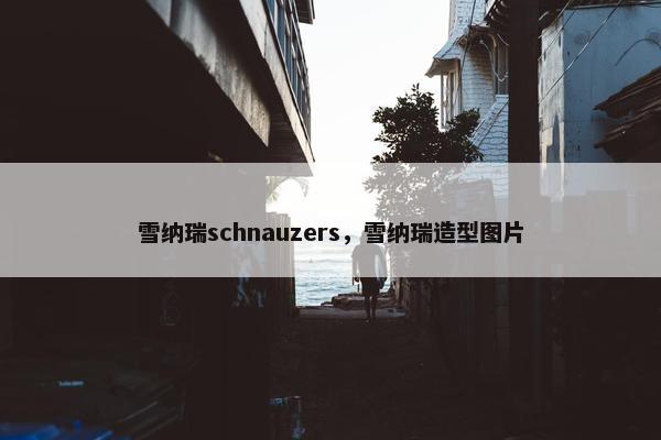 雪纳瑞schnauzers，雪纳瑞造型图片