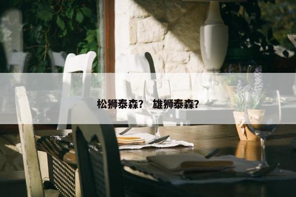 松狮泰森？ 雄狮泰森？