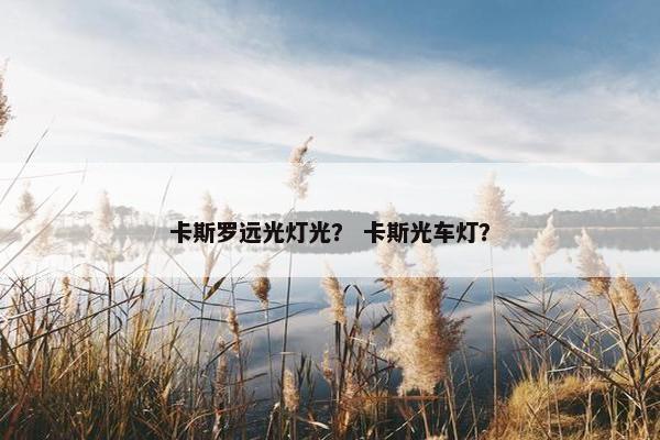 灯光
