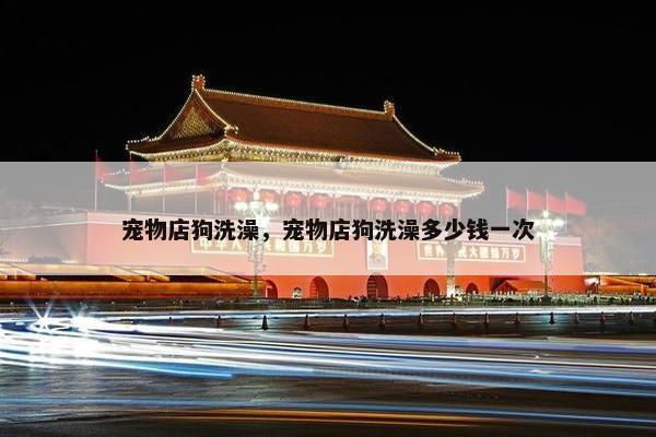 宠物店狗洗澡，宠物店狗洗澡多少钱一次