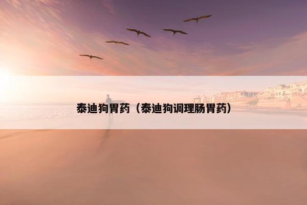 泰迪狗胃药（泰迪狗调理肠胃药）
