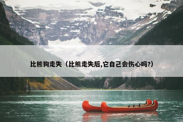 比熊狗走失（比熊走失后,它自己会伤心吗?）