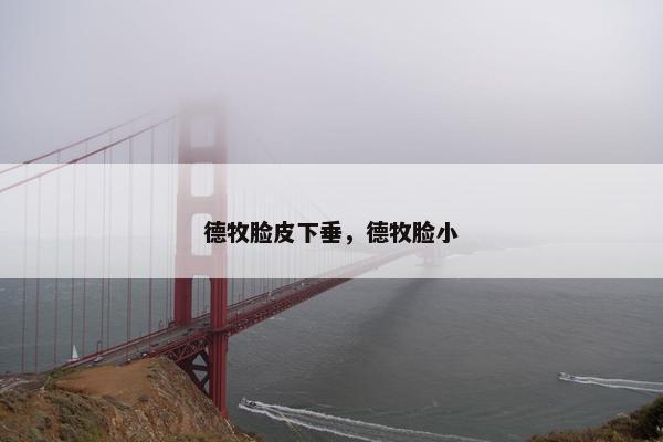 德牧脸皮下垂，德牧脸小