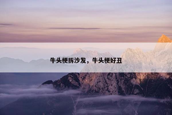 牛头梗拆沙发,牛头梗好丑