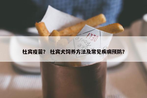 杜宾疫苗？ 杜宾犬饲养方法及常见疾病预防？