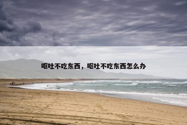 呕吐不吃东西，呕吐不吃东西怎么办