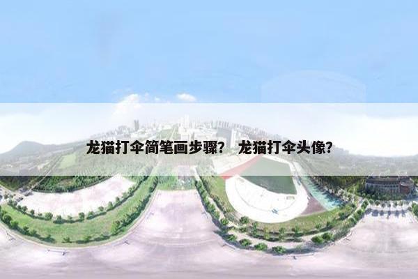 龙猫打伞简笔画步骤？ 龙猫打伞头像？