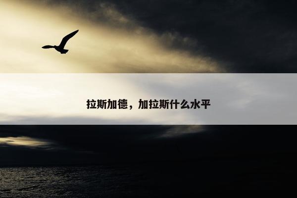 拉斯加德，加拉斯什么水平
