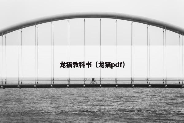 龙猫教科书（龙猫pdf）