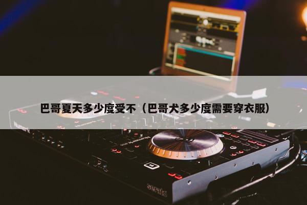 巴哥夏天多少度受不（巴哥犬多少度需要穿衣服）