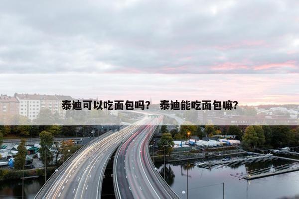 泰迪可以吃面包吗？ 泰迪能吃面包嘛？
