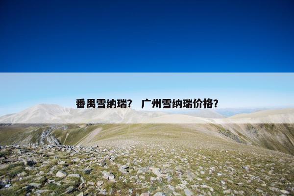 番禺雪纳瑞？ 广州雪纳瑞价格？
