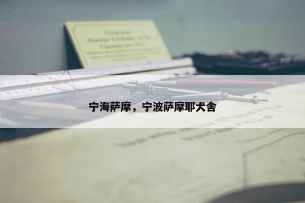 宁海萨摩，宁波萨摩耶犬舍