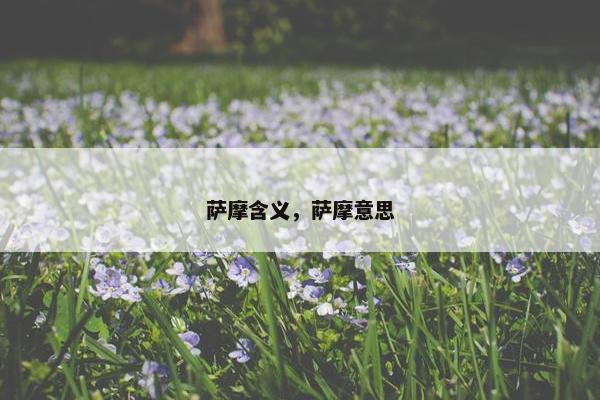 萨摩含义，萨摩意思