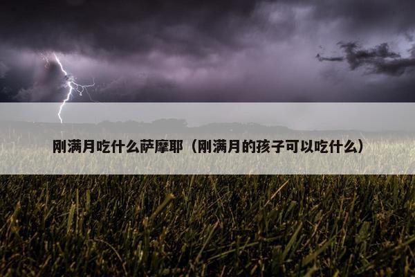 刚满月吃什么萨摩耶(刚满月的孩子可以吃什么)