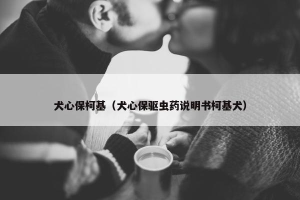 犬心保柯基(犬心保驱虫药说明书柯基犬)