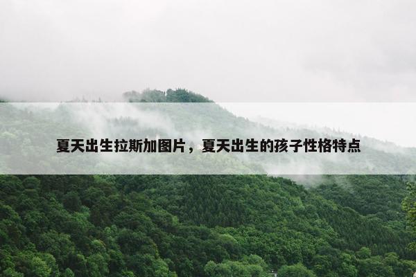 夏天出生拉斯加图片,夏天出生的孩子性格特点