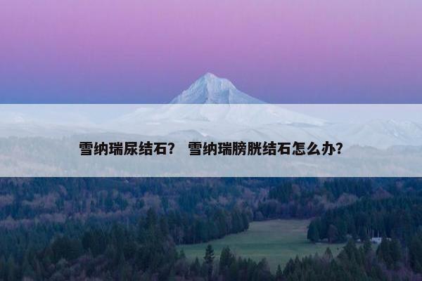 结石