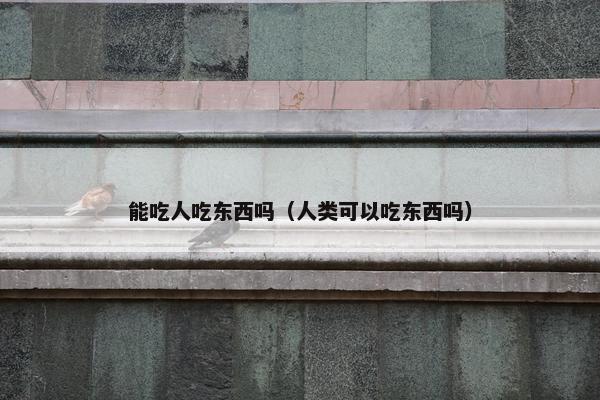 能吃人吃东西吗（人类可以吃东西吗）