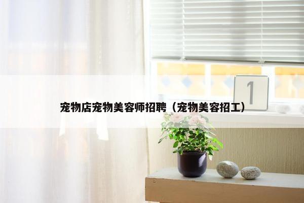 宠物店宠物美容师招聘(宠物美容招工)