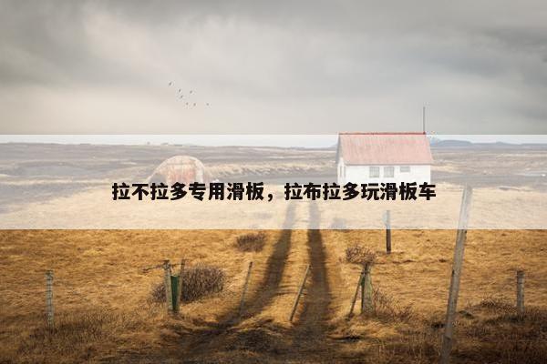 拉不拉多专用滑板，拉布拉多玩滑板车