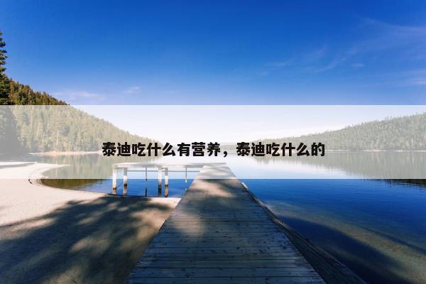 泰迪吃什么有营养,泰迪吃什么的