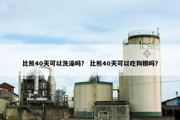 比熊40天可以洗澡吗？ 比熊40天可以吃狗粮吗？