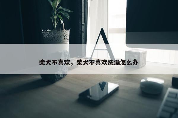 柴犬不喜欢，柴犬不喜欢洗澡怎么办