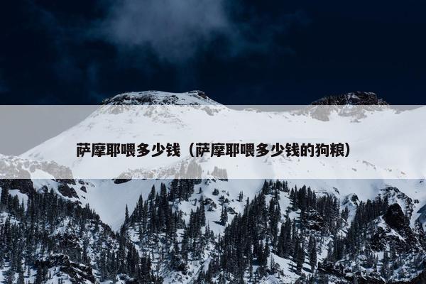 萨摩耶喂多少钱(萨摩耶喂多少钱的狗粮)