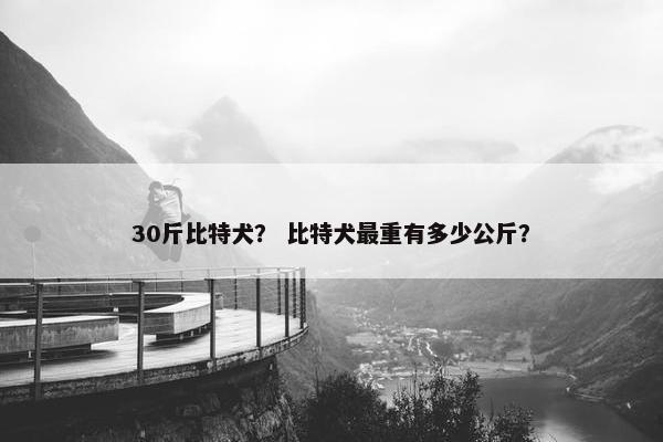 30斤比特犬? 比特犬最重有多少公斤?