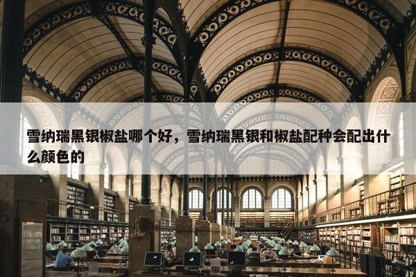 雪纳瑞黑银椒盐哪个好，雪纳瑞黑银和椒盐配种会配出什么颜色的
